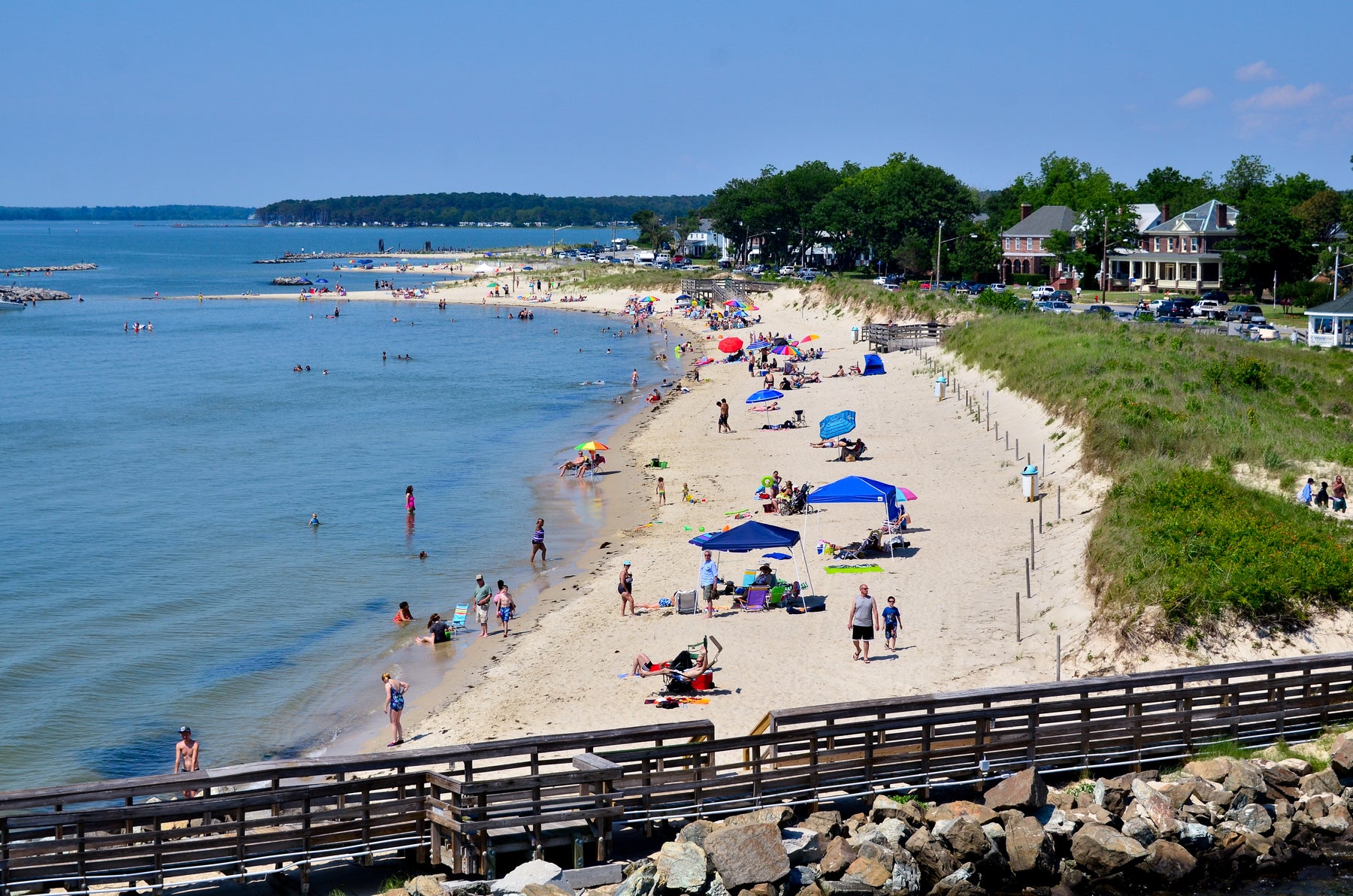 Glennon Arial View of Beach in Cape Charles, Virginia - Chuckletown Productions